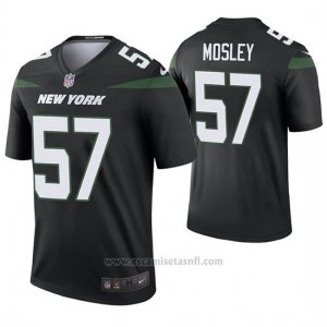 Camiseta NFL Legend Hombre New York Jets C.j. Mosley Negro Color Rush
