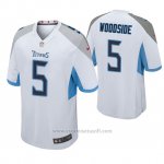 Camiseta NFL Game Hombre Tennessee Titans Logan Woodside Blanco
