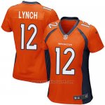 Camiseta Denver Broncos Caldwell Naranja Nike Game NFL Mujer