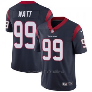 Camiseta NFL Limited Hombre Houston Texans 99 J.j. Watt Azul Azul Stitched Vapor Untouchable