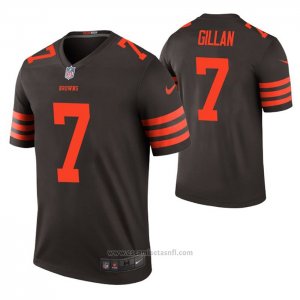 Camiseta NFL Legend Cleveland Browns Jamie Gillan Color Rush Marron