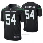 Camiseta NFL Game Hombre New York Jets Avery Williamson Negro 60th Aniversario