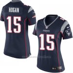 Camiseta New England Patriots Hogan Negro Nike Game NFL Mujer