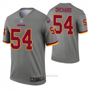 Camiseta NFL Legend Washington Redskins Nate Orchard Inverted Gris