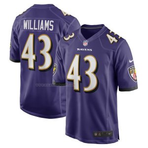 Camiseta NFL Game Baltimore Ravens Marcus Williams Violeta