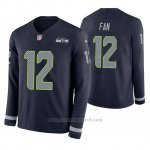 Camiseta NFL Hombre Seattle Seahawks Fan Azul Therma Manga Larga