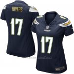 Camiseta San Diego Chargers Rivers Negro Nike Game NFL Mujer