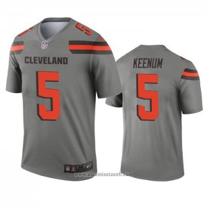 Camiseta NFL Legend Cleveland Browns Case Keenum Inverted Gris