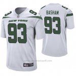 Camiseta NFL Game Hombre New York Jets Tarell Basham Blanco 60th Aniversario