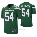 Camiseta NFL Game Hombre New York Jets Avery Williamson Verde 60th Aniversario