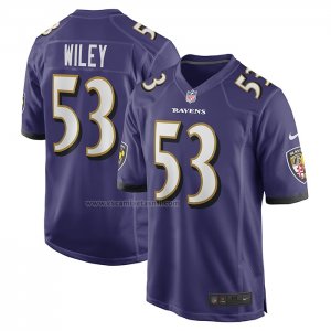 Camiseta NFL Game Baltimore Ravens Chuck Wiley Violeta