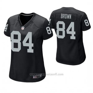 Camiseta NFL Game Mujer Oakland Raiders Antonio Brown Negro