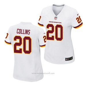 Camiseta NFL Game Mujer Washington Redskins Landon Collins Blanco