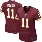 Camiseta Washington Redskins Jackson Rojo Nike Game NFL Marron Mujer