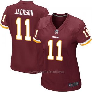 Camiseta Washington Redskins Jackson Rojo Nike Game NFL Marron Mujer