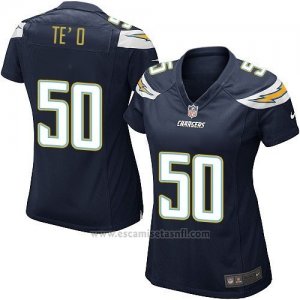 Camiseta San Diego Chargers Teo Negro Nike Game NFL Mujer