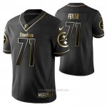 Camiseta NFL Limited Pittsburgh Steelers Matt Feiler Golden Edition Negro