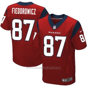 Camiseta Houston Texans Fiedorowicz Rojo Nike Elite NFL Hombre