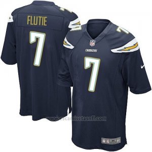 Camiseta San Diego Chargers Flutie Negro Nike Game NFL Hombre