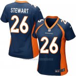 Camiseta Denver Broncos Stewart Azul Oscuro Nike Game NFL Mujer