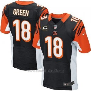 Camiseta Cincinnati Bengals Green Negro Nike Elite NFL Hombre2