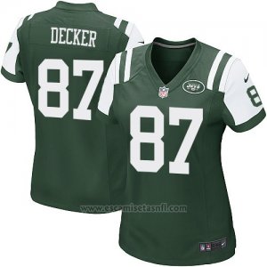 Camiseta New York Jets Decker Verde Nike Game NFL Mujer