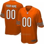 Camisetas NFL Limited Nino Chicago Bears Personalizada Naranja