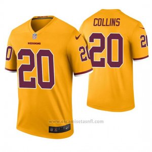 Camiseta NFL Legend Hombre Washington Redskins Landon Collins Oro Color Rush