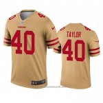 Camiseta NFL Legend San Francisco 49ers Jamar Taylor Inverted Oro