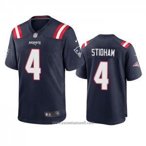 Camiseta NFL Game New England Patriots Jarrett Stidham 2020 Azul