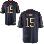 Camiseta Houston Texans Fuller Profundo Azul Nike Gold Game NFL Hombre