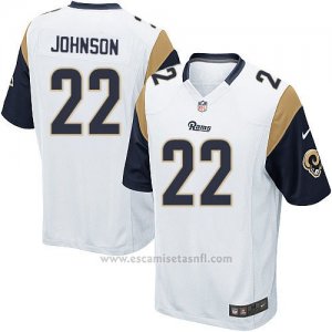 Camiseta Los Angeles Rams Johnson Blanco Nike Game NFL Nino
