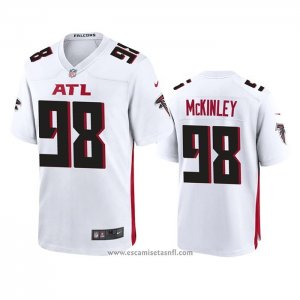Camiseta NFL Game Atlanta Falcons Takkarist Mckinley 2020 Blanco