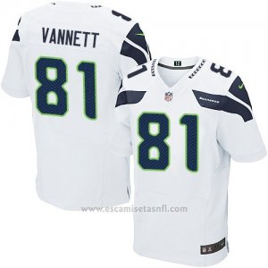 Camiseta Seattle Seahawks Vannett Blanco Nike Elite NFL Hombre
