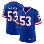 Camiseta NFL Game New York Giants Harry Carson Classic Retired Azul