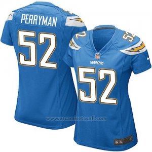 Camiseta San Diego Chargers Perryman Azul Nike Game NFL Mujer