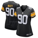 Camiseta NFL Game Mujer Pittsburgh Steelers T.j. Watt Alterno Negro