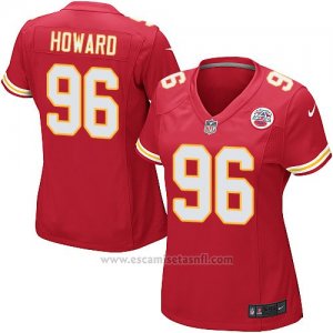 Camiseta Kansas City Chiefs Howard Rojo Nike Game NFL Mujer