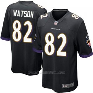 Camiseta Baltimore Ravens Watson Negro Nike Game NFL Nino