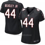 Camiseta Atlanta Falcons Beasley Jr Nike Game NFL Negro Mujer