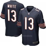 Camiseta Chicago Bears White Blanco Negro Nike Game NFL Nino
