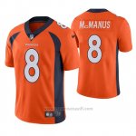 Camiseta NFL Limited Hombre Denver Broncos Brandon Mcmanus Naranja Vapor Untouchable