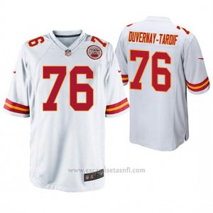 Camiseta NFL Game Hombre Kansas City Chiefs Laurent Duvernay Tardif Blanco