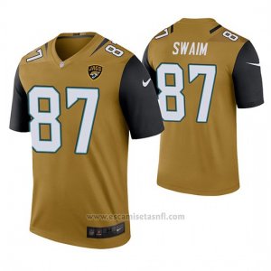 Camiseta NFL Legend Hombre Jacksonville Jaguars Geoff Swaim Oro Color Rush