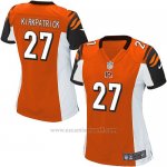 Camiseta Cincinnati Bengals Kirkpatrick Naranja Nike Game NFL Mujer
