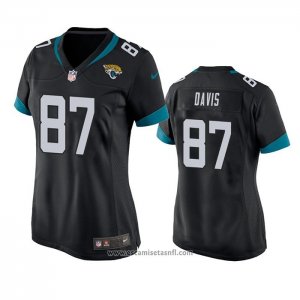Camiseta NFL Game Mujer Jacksonville Jaguars Tyler Davis Negro