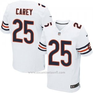Camiseta Chicago Bears Carey Blanco Nike Elite NFL Hombre