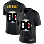 Camiseta NFL Limited Pittsburgh Steelers Personalizada Logo Dual Overlap Negro