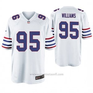Camiseta NFL Game Hombre Buffalo Bills Kyle Williams Throwback Blanco