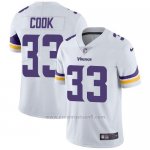 Camiseta NFL Limited Hombre Minnesota Vikings 33 Dalvin Cook Blanco Stitched Vapor Untouchable